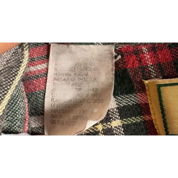 Vintage LL Bean Heavyweight Flannel Shirt Women's 12 Gorpcore Outdoor Hiking 90s - Picture 5 of 7